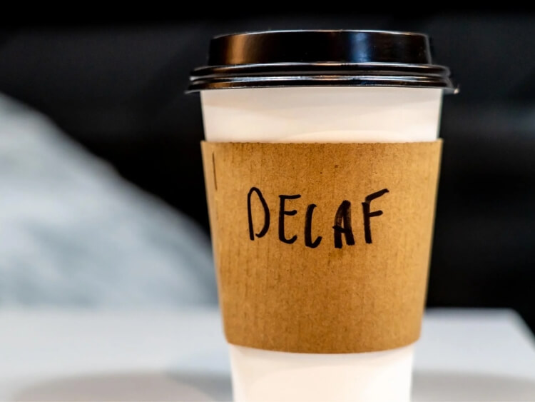decaf káva