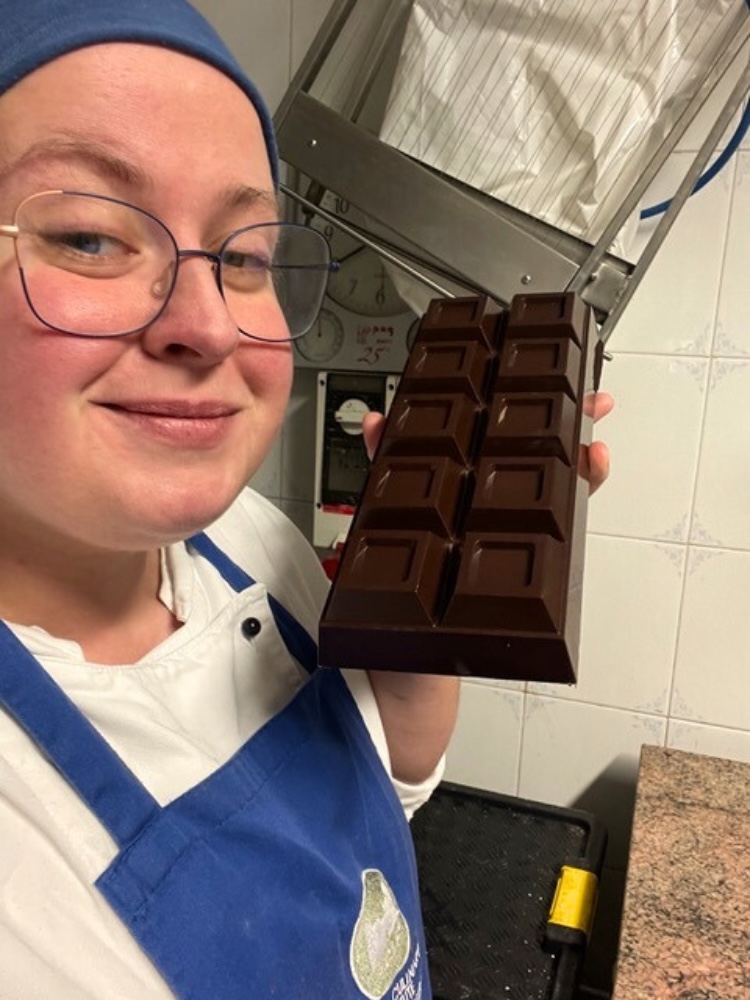 Debbie a tabulka čokolády