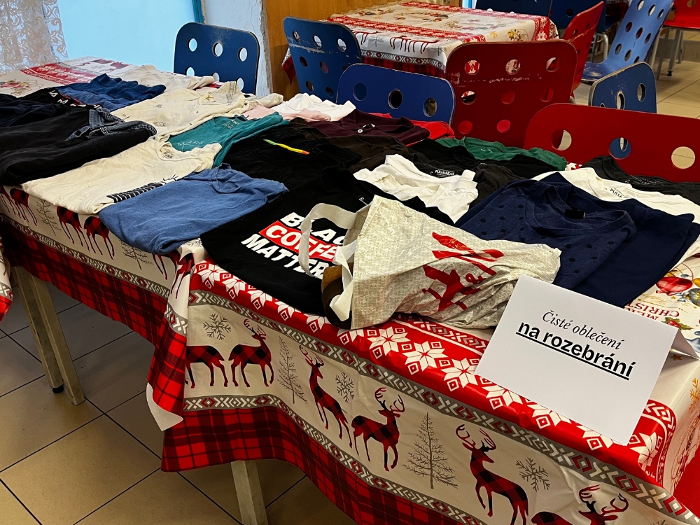 dobrovolný sběr oblečení