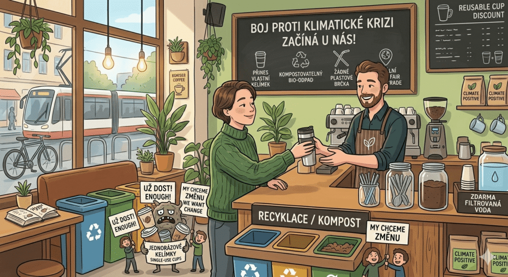 pocit bezpečí
kavárna